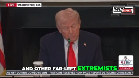 President Trump Says ANTIFA is going down!