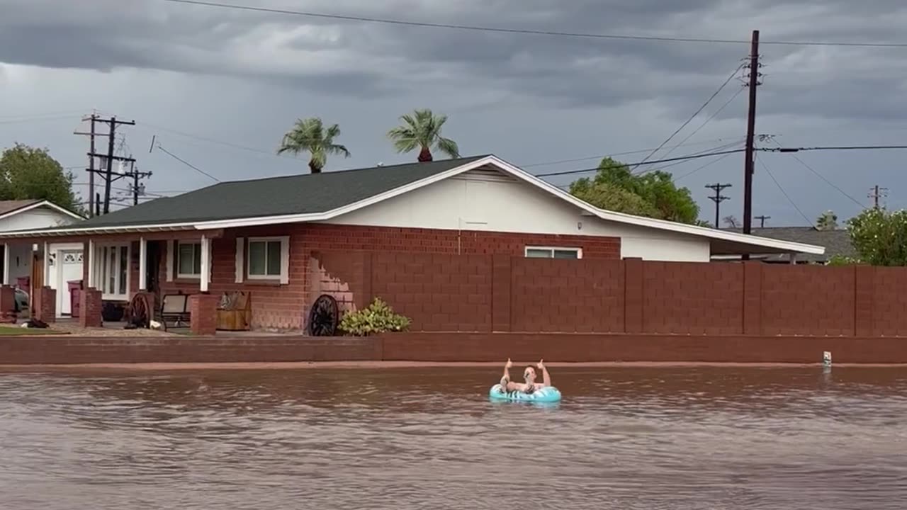 Tubing in a Flood