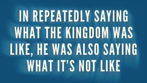 The Kingdom is Different