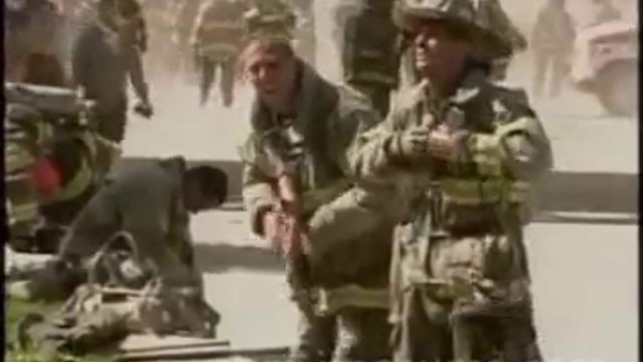911 South Tower Demolition - Raw Stock Footage ITN