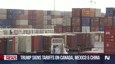 TRUMP signs tariffs on GOODS imported from Canada, Mexico, China!