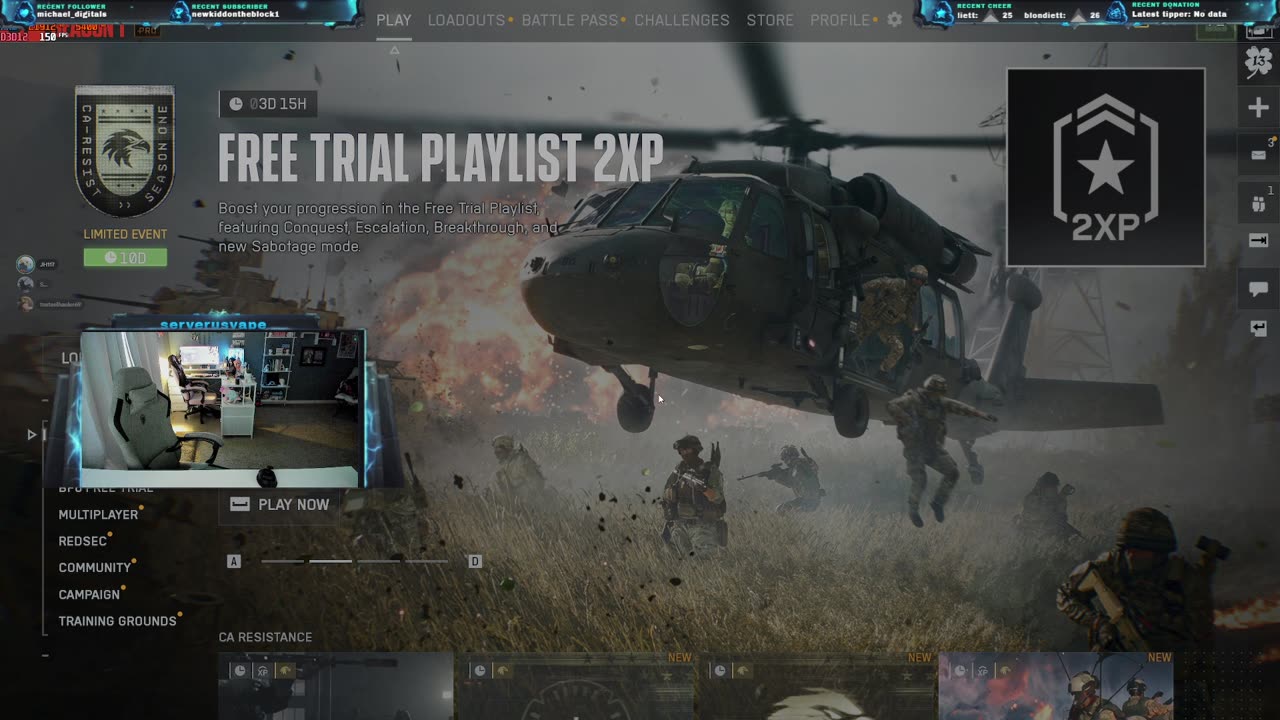 Pub lobbies, camo grinding, chill zone