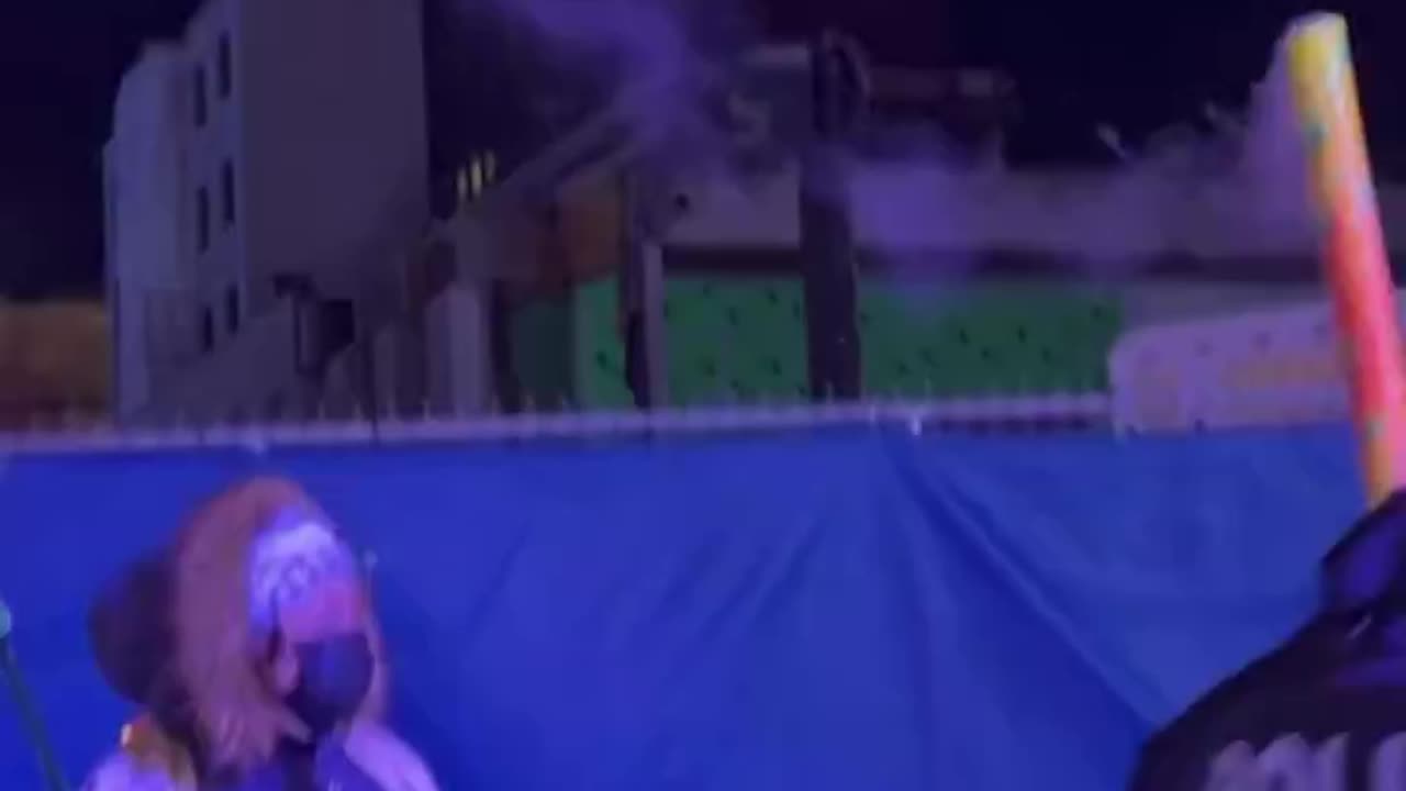 Montreal Police SPOTTED lighting fireworks with Palestine Protestors
