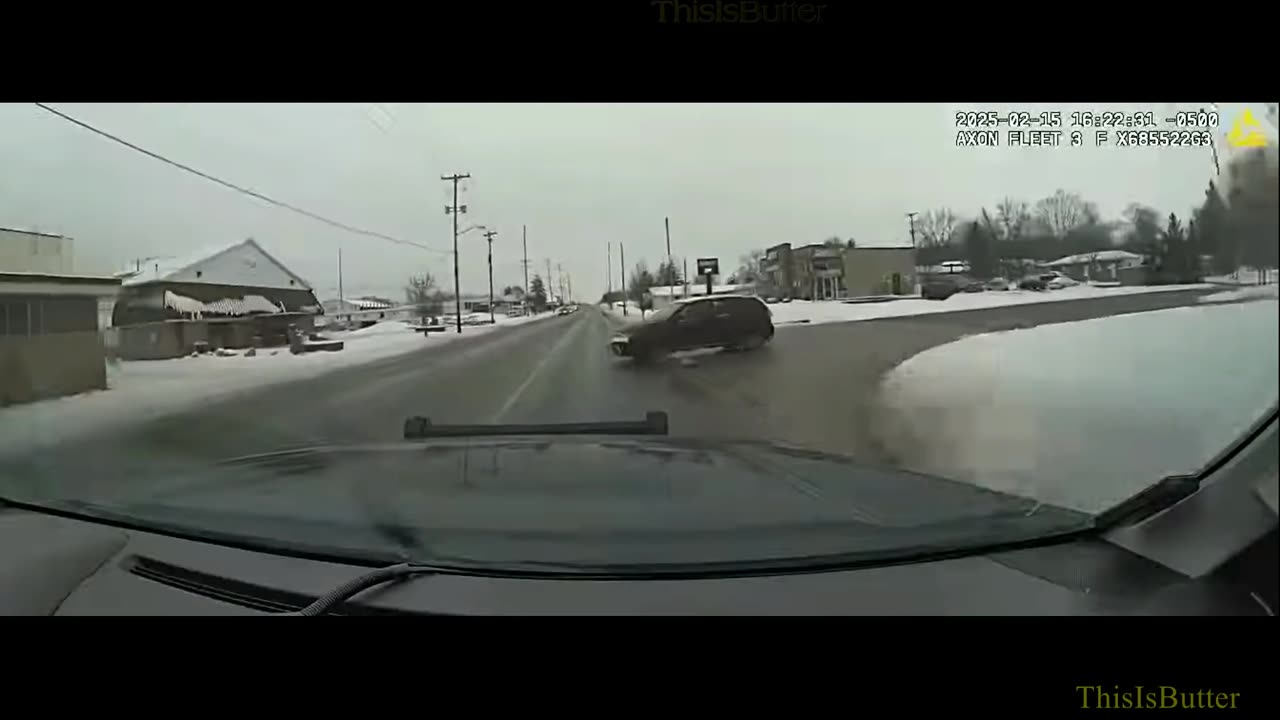 Dash-cam video shows SUV pull into traffic seconds before crash with Sparta Police cruiser