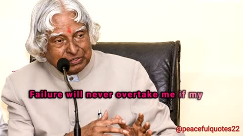 If you want to success in your life... Quotes by Dr APJ Abdul Kalam