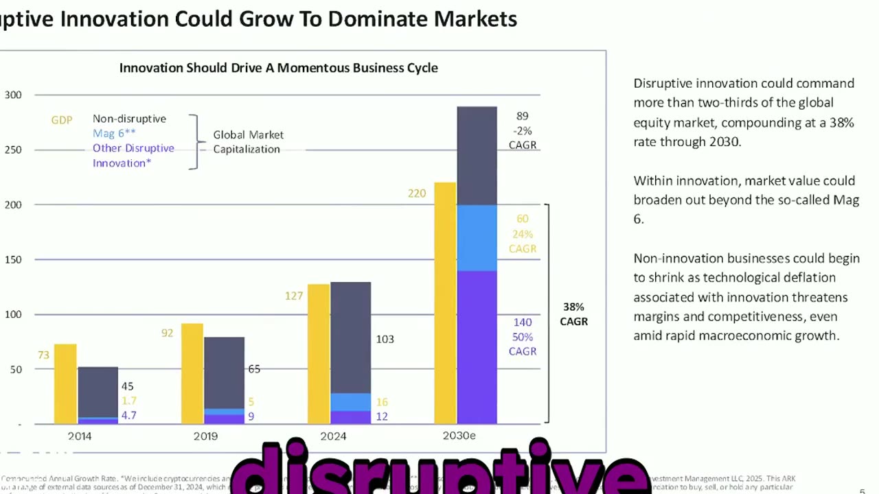 CATHIE WOOD: MAG 6 Soars, Disruptors Struggle