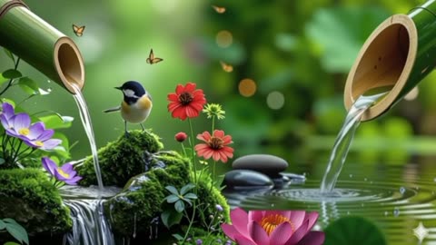 Relaxing Water Sounds & Soft Piano Music for Deep Relaxation & Sleep