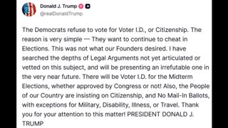 There Won't Be Mail-ins for the 2026 Mid-Terms. There will be Voter ID.