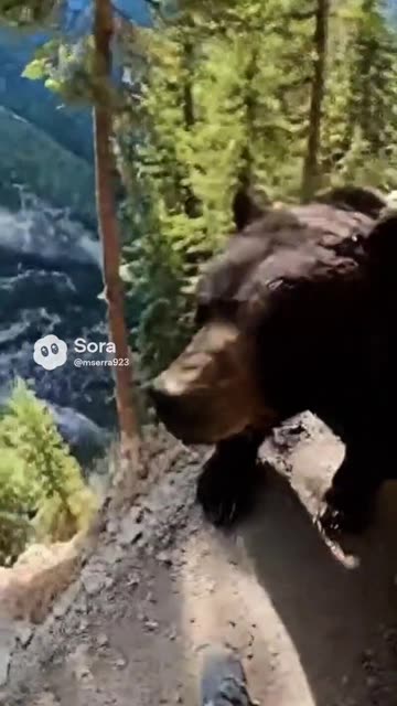 Hikers Bear Encounter