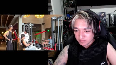 JUNGKOOK, V AND RM WORKING OUT AT THE GYM, Fitness Infulencer