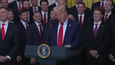 President Trump Hosts the 2024 Stanley Cup Champions the Florida Panthers