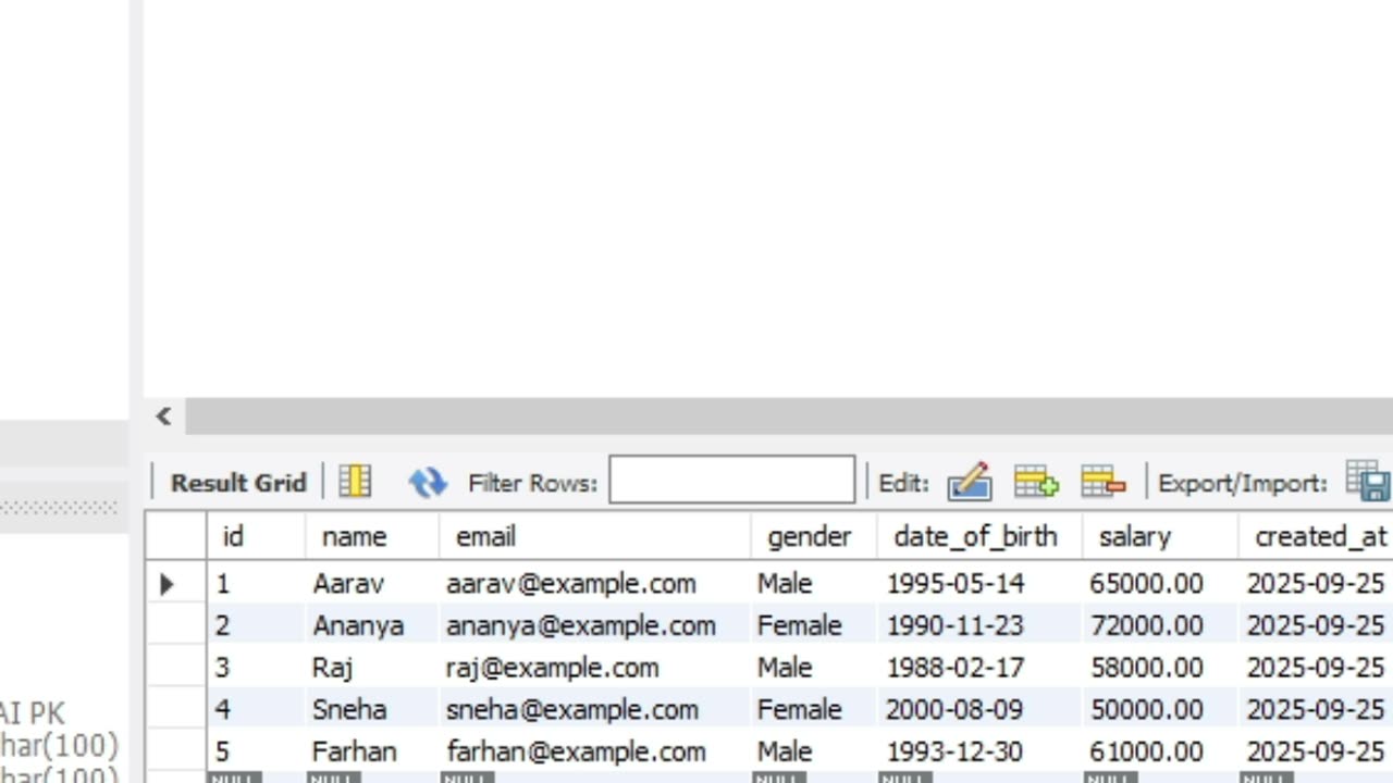 Show Only 5 Rows in MySQL — Super Easy! | MY Sql #MySQL #SQLTips #Coding #Database #Shorts