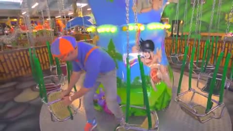 Blippi Visits an Indoor Playground (Jungle Animals)2