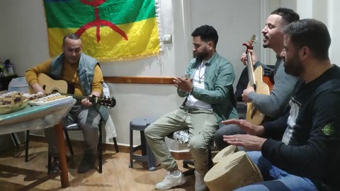 احتفال بالسنة الامازيغية الجديدة 2976 جمعية ماسينيسا طنجة وصلة غنائية أريف ثماورث إينو