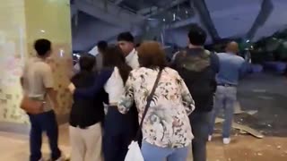 At least 3 dead, 70 injured in roof collapse at the food court of Real Plaza