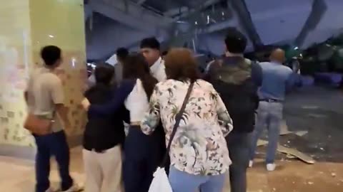 At least 3 dead, 70 injured in roof collapse at the food court of Real Plaza