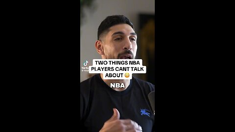 Two things NBA players can NOT talk about!