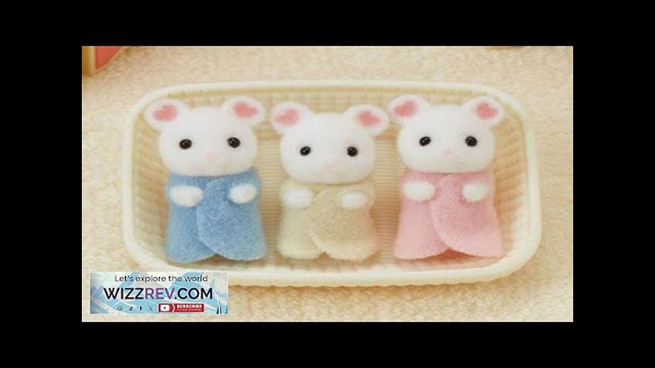 Sylvanian Families – Marshmallow Mouse Triplets Review