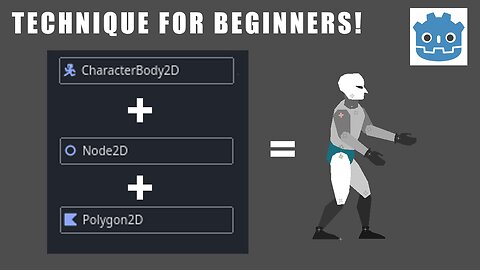 Articulated character with Polygon2D. (Tutorial Godot 4)