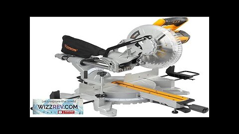 Hoteche 10-Inch Miter Saw 15A Sliding Compound Single Bevel Chop Saw Review