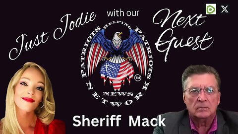 Live at 1pm est! 1/15/25 PHP HOST JUST JODIE FEATURING SHERIFF MACK!