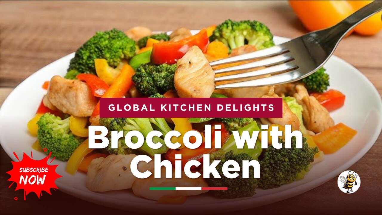 Broccoli has never been prepared so deliciously! Broccoli with chicken.