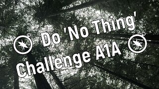 🧭 Do 'No Thing' Challenge A1A 🧭 New Earth Creations #meditationshorts #donothing #mindfulness