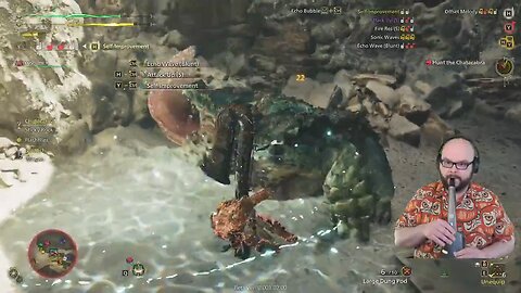 Streamer Use an Electronic Saxophone to Take On Chatacabra from Monster Hunter Wilds