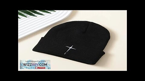 Winter New Beanie Hat For Men and Women Fashion Embroidered Knitted Hat Review