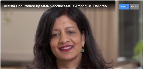 'Autism' occurrence by 'MMR vaccine' status among U.S. children