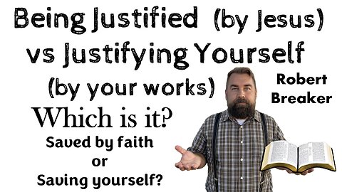 Being Justified vs Justifying Yourself