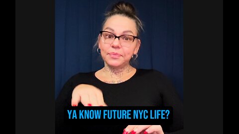 🚨Ya Know NYC Future Life?! 😱 #ASL #deaf #SignLanguage