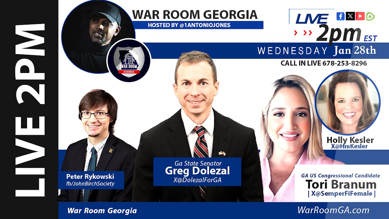Live with Greg Dolezal, Tori Branum, Peter Rykowski, Holly Kesler