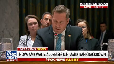 'COUNTLESS DEATHS!': Waltz addresses UN as Iranian regime cracks down on protestors
