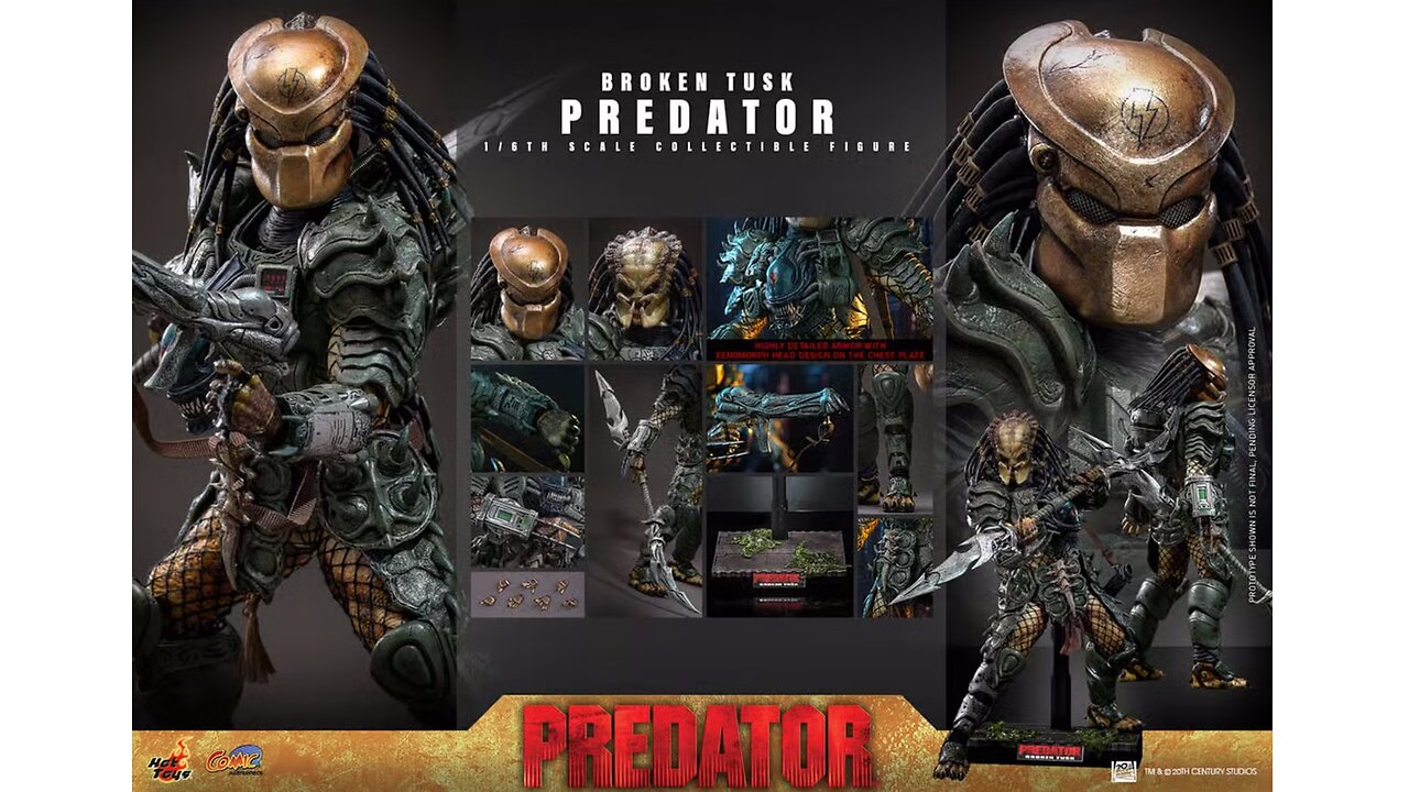 Predator - Broken Tusk Predator 1/6 Scale Figure [Hot Toys]