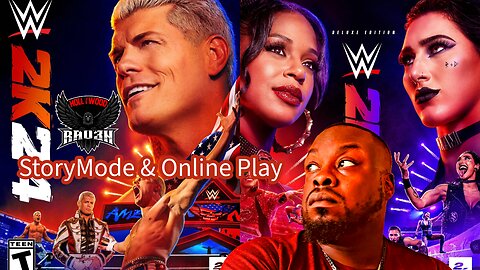 (No Audio) WWE 2K24 Myplayer and Online EC Match 2