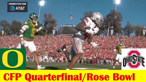 #8 Ohio State vs #1 Oregon Football Game Highlights, 2024 Playoff Quarterfinal and Rose Bowl