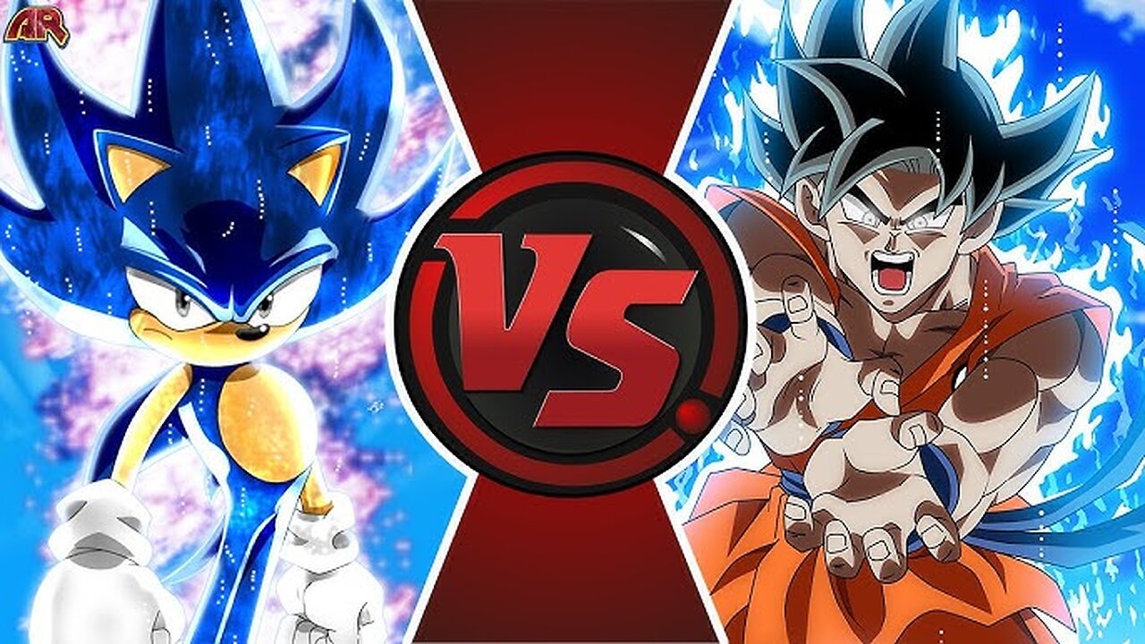 Goku and vegeta meets the sonic