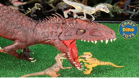 New Jurassic World Rebirth Velociraptor Trilogy Set Dinosaur Toys Unboxed Jurassic Park, JP2, JP3