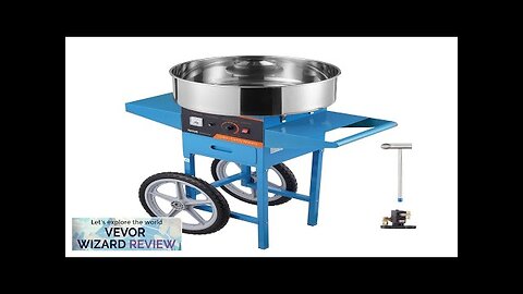 VEVOR Electric Cotton Candy Machine with Cart 1000W Commercial Candy Floss Maker Review