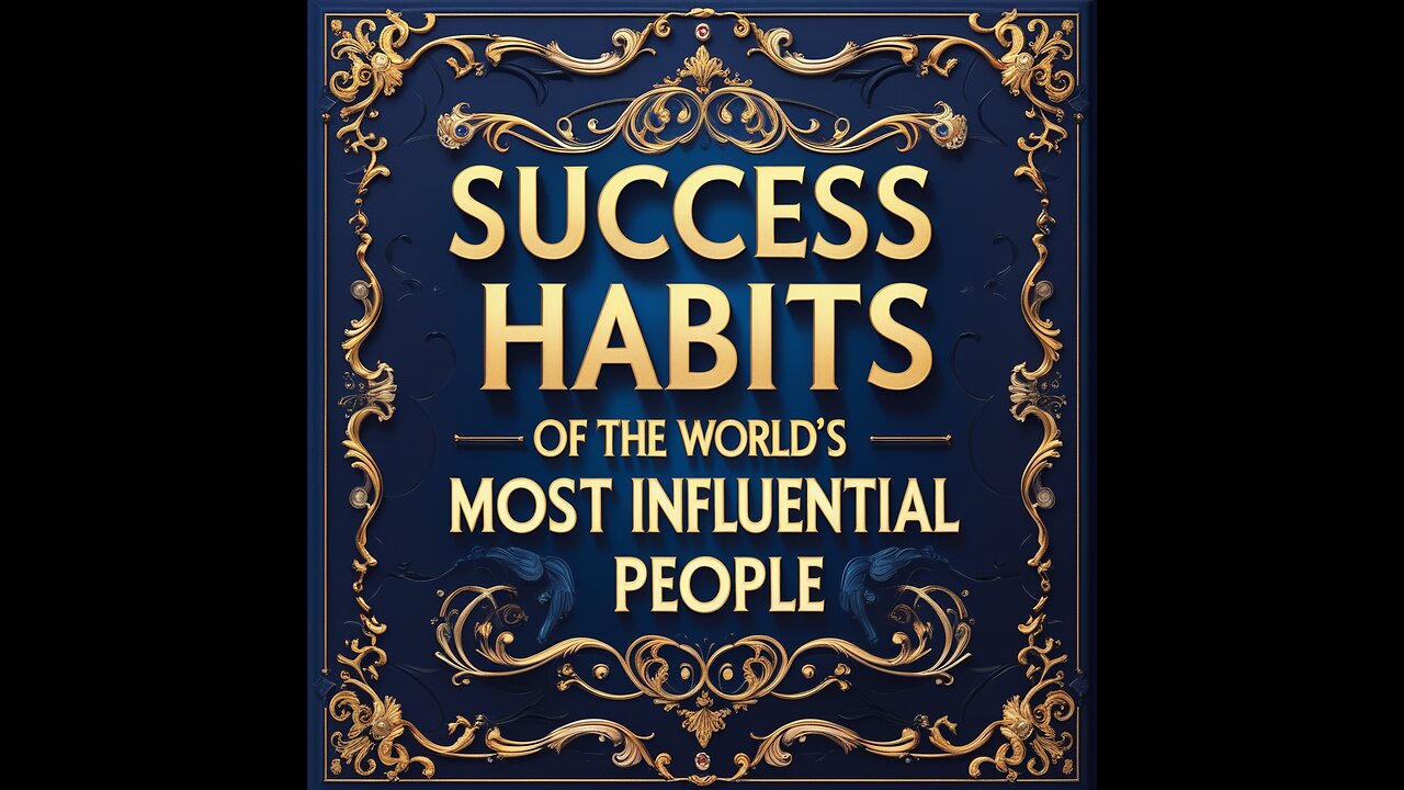 Success Habits of the World’s Most Influential People