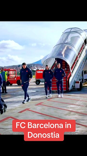 FC Barcelona in Donostia for tonight match against Real Sociedad #fbarcelona #football #spain #real