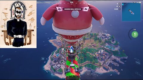 Attacking Fortnite with Marty McFly.