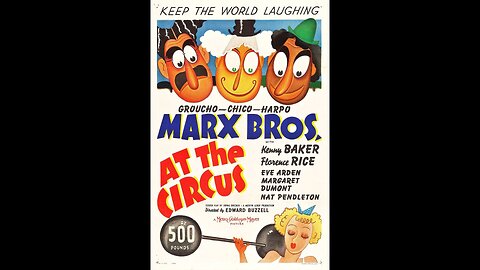 At the Circus 1939 - HD 1080 - Full Movie - The Marx Brothers