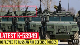 Latest K-53949 Phoenix Armored Vehicles Deployed to Russian Air Defense Forces