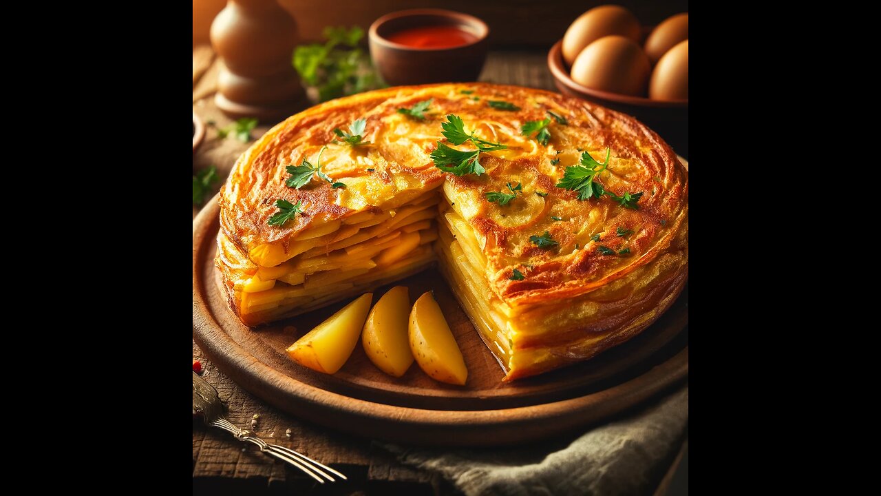 Crispy & Fluffy Spanish Omelet – Must-Try!