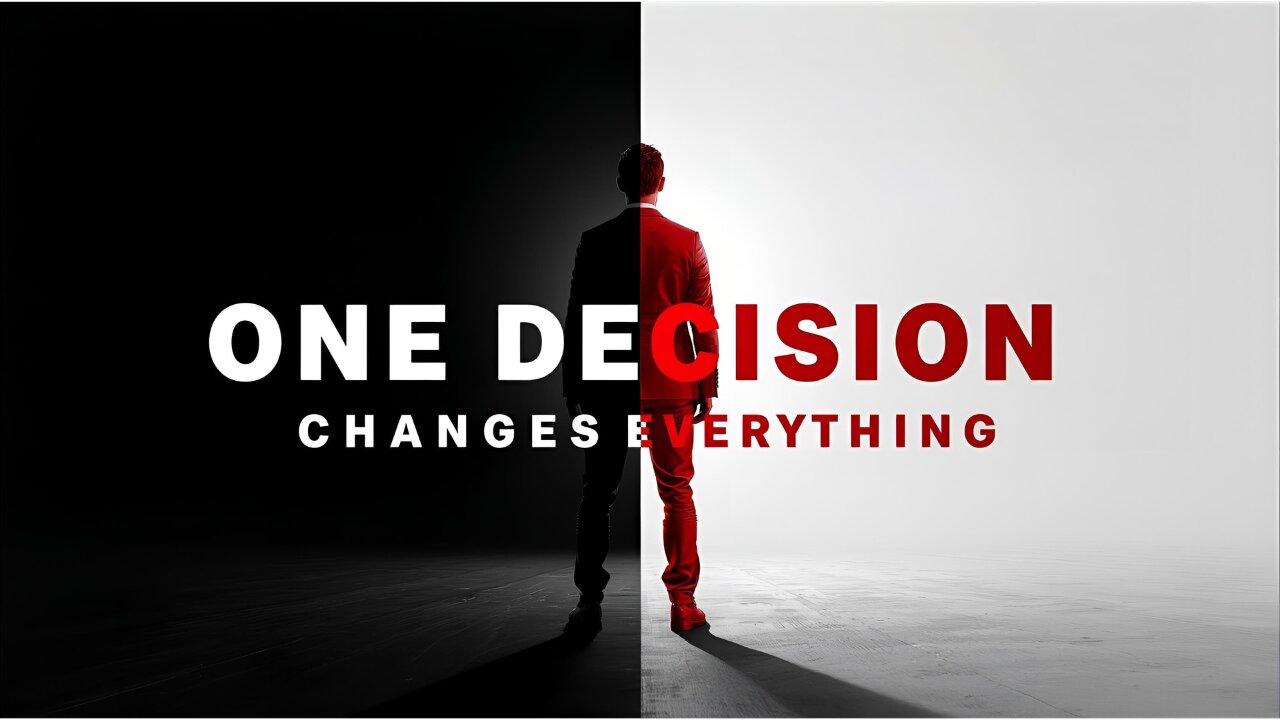 One Decision That Can Change Your Life Forever