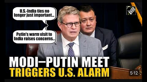 US Representative highlights India-US ties importance amid concern over Modi-Putin Meeting