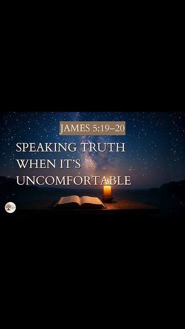 Speaking Truth When It’s Uncomfortable | James 5:19–20