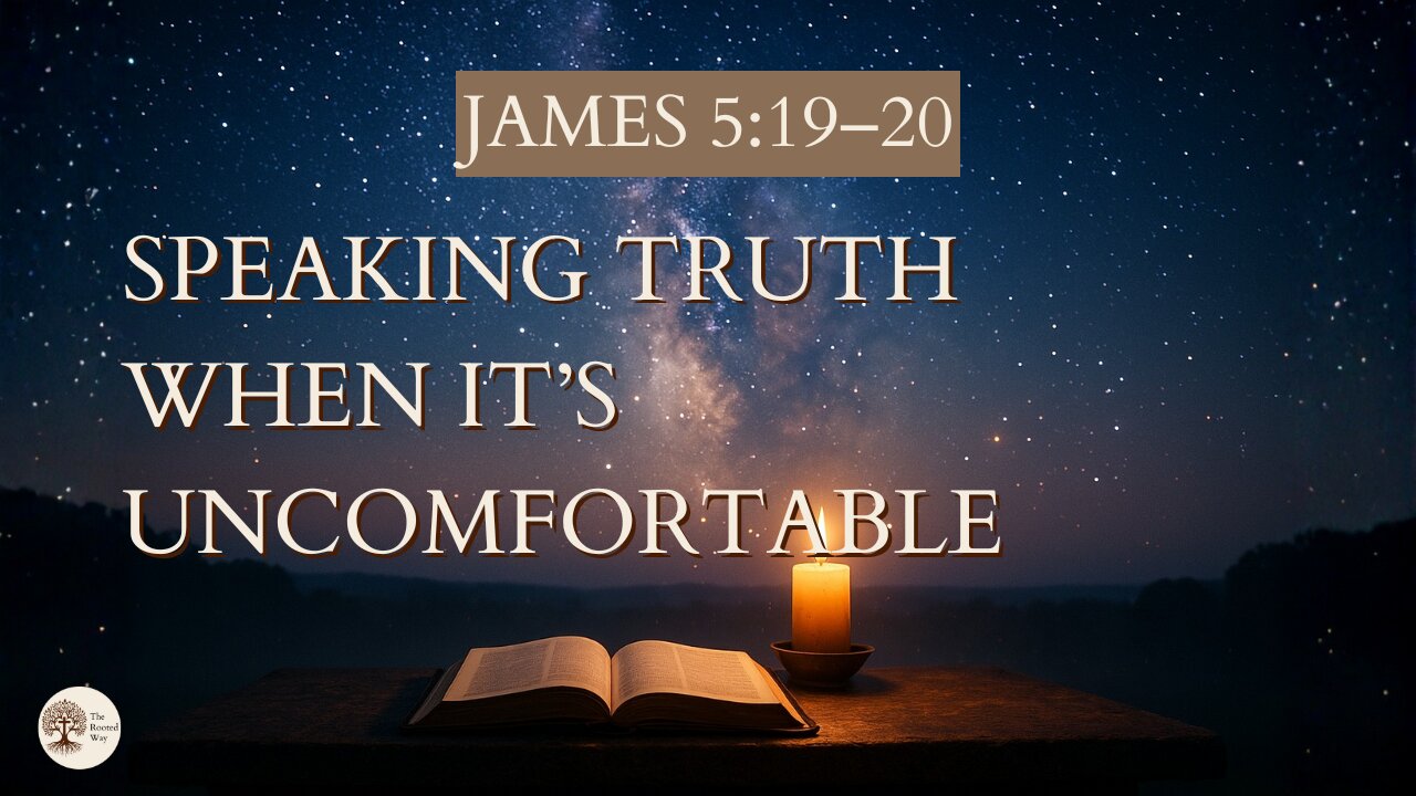 Speaking Truth When It’s Uncomfortable | James 5:19–20